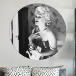 Marilyn-Monroe-wandcirkel-muurdecoratie-wanddecoratie-muurcirkels