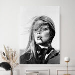 brigitte-bardot-smoke-wanddecoratie-decoratie-easycanvas-muurdecoratie-1